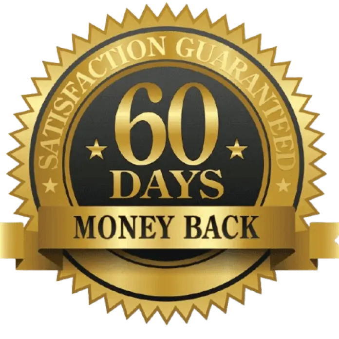 VisiFlora 60-day money-back satisfaction guarantee badge